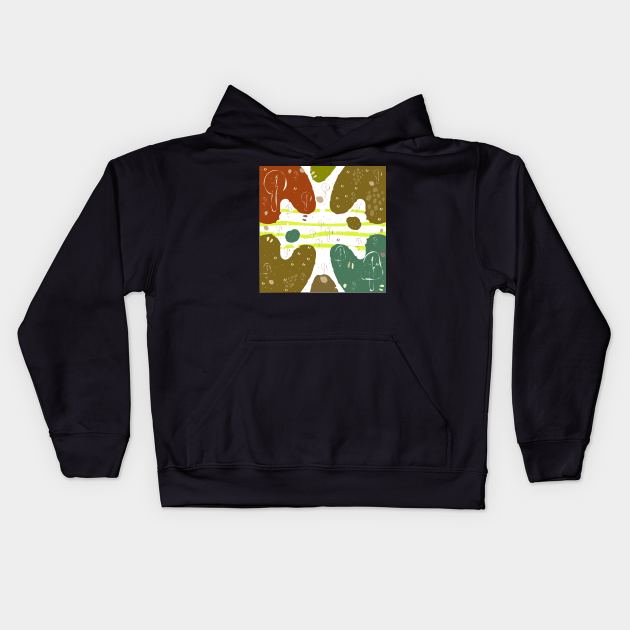 Abstract Tree Kids Hoodie by Creative Meadows